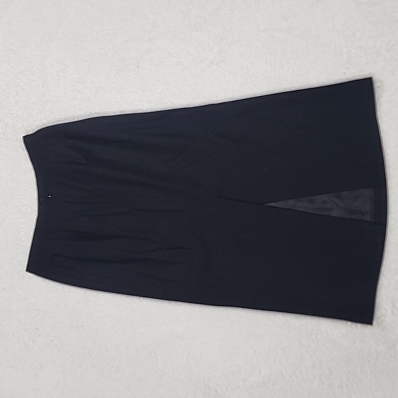 Vintage Gianni 100% Pure Wool Black Maxi Skirt - Picture 4 of 6